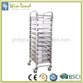 Baking trolley tray rack silence stainless steel 980*690*110 mm pastry trolley